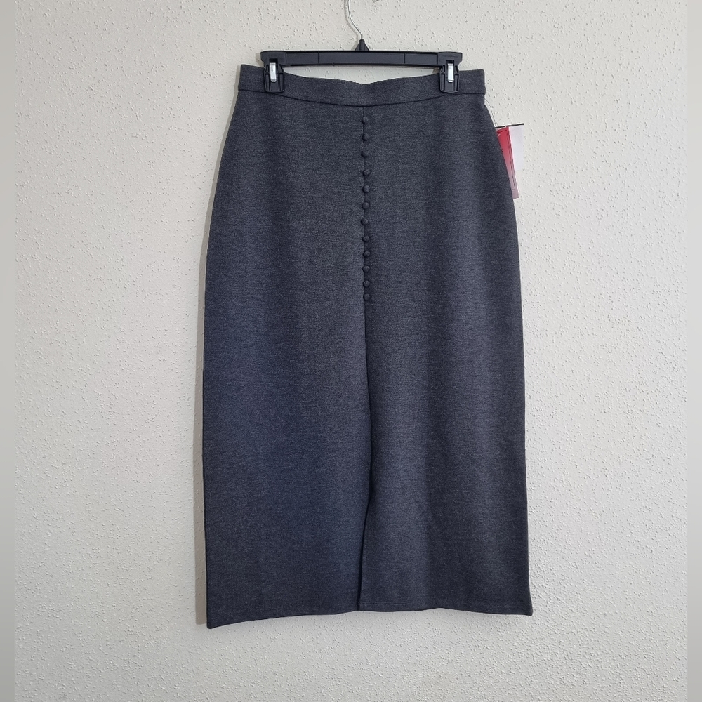 Elegant Gray Women's Skirt